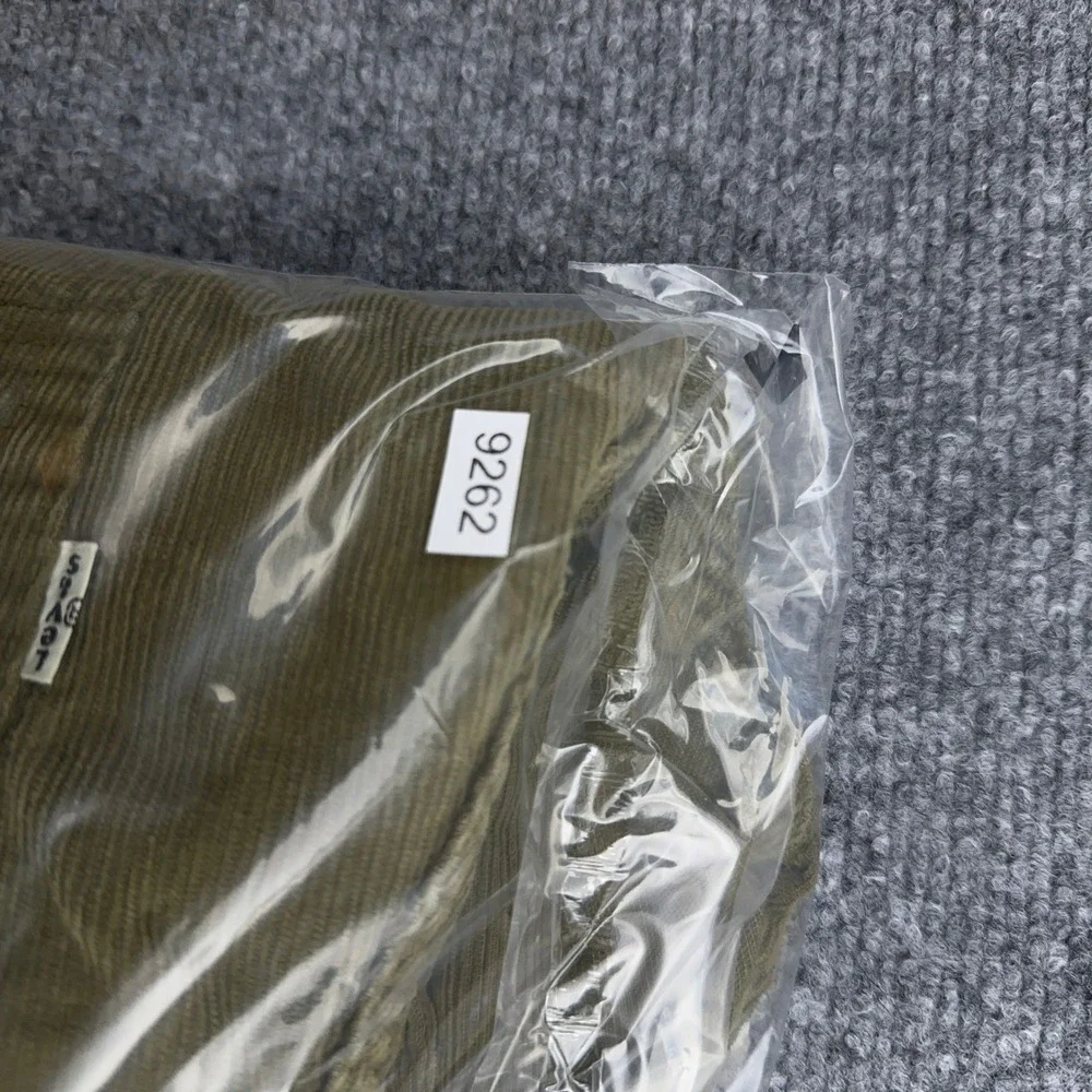 Levis 511 Corduroy Pants Mens 34x32 Olive Green Slim Fit 5-Pocket Chino Faded